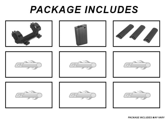 Knight's Armament Full Metal M110 SASS W/ETS AEG Airsoft Gun ( Black ) by ARES