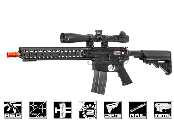 Ares M4E URX 3.1 13.5" Carbine AEG Airsoft Rifle ( Black )