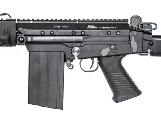 ASG DSA SA-58 OSW Carbine AEG Airsoft Rifle ( Black )