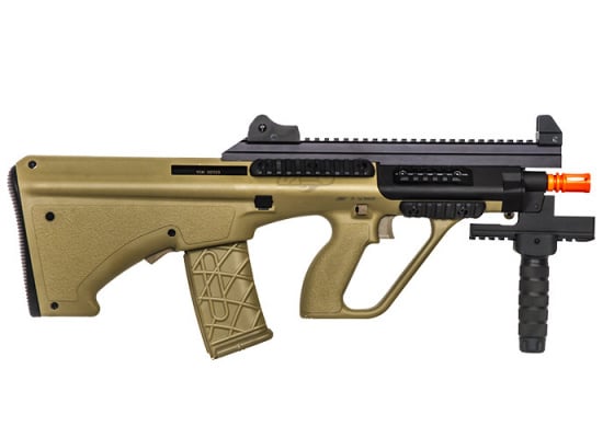 ASG Proline Styer AUG A3 XS Commando Carbine AEG Airsoft Rifle ( Tan )