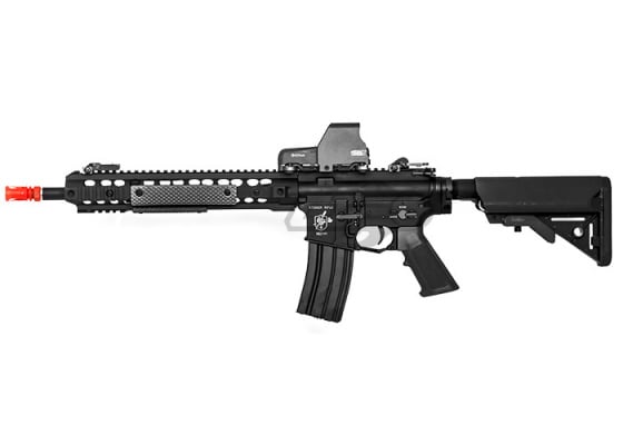 Knights Armament SR16 URX3.1 ( B.R.S.S ) Recoil Carbine AEG Airsoft Rifle by Bolt ( Black )