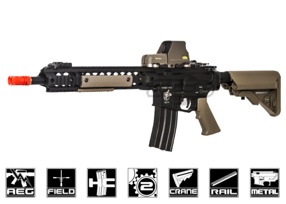 Knights Armament SR16 URX3.1 ( B.R.S.S ) Recoil Carbine AEG Airsoft Rifle by Bolt ( Black / Tan )