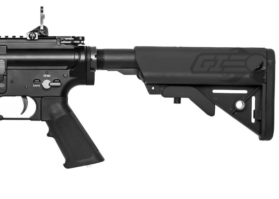 Knights Armament SR47 URX 3.1 ( B.R.S.S ) Recoil Carbine AEG Airsoft Rifle by Bolt ( Black )