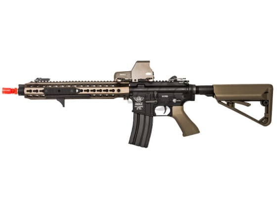 Bolt Full Metal M4 SOPMOD (B.R.S.S) Blow Back KeyMod AEG Airsoft Rifle ( Tan )