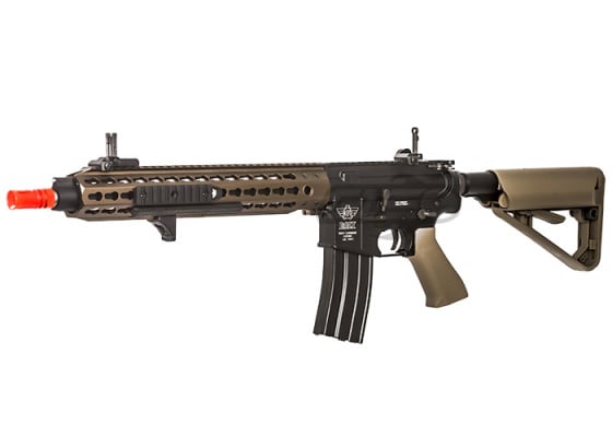 Bolt Full Metal M4 SOPMOD (B.R.S.S) Blow Back KeyMod AEG Airsoft Rifle ( Tan )