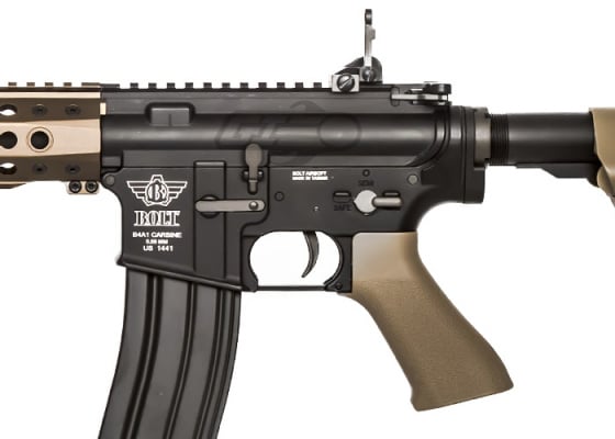 Bolt Full Metal M4 SOPMOD (B.R.S.S) Blow Back KeyMod AEG Airsoft Rifle ( Tan )