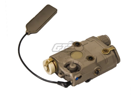 Bravo Airsoft P15 Flashlight and Green Laser Combo ( Pressure Pad / Tan )