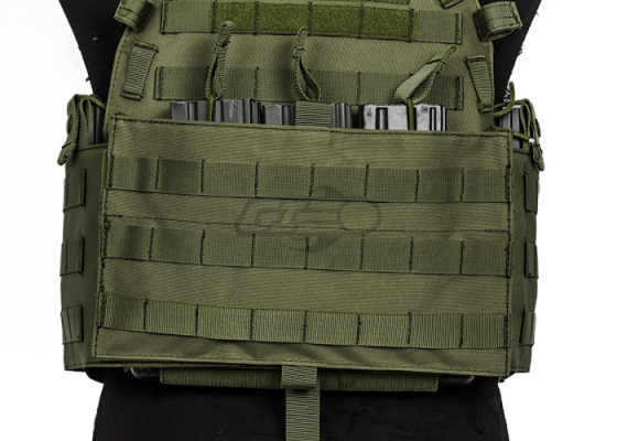 Lancer Tactical 4906 Plate Carrier w/ Triple Inner Mag Pouch ( OD Green )