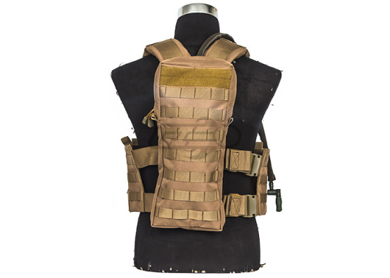 Lancer Tactical DZN Magazine Harness w/ Hydration Carrier ( Tan )