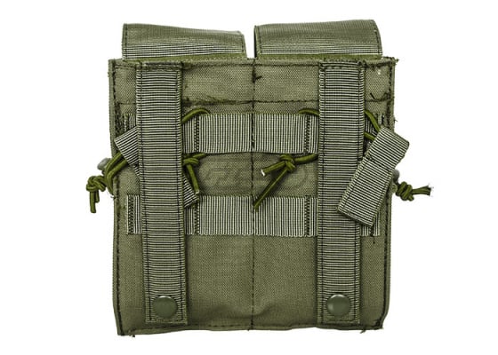 Lancer Tactical Double M4 / M16 Magazine Pouch MOLLE ( OD Green )