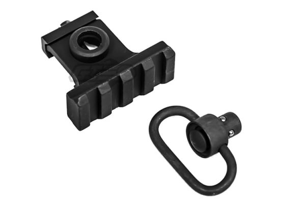 Lancer Tactical 90 Degree Sight Rail Mount w/ QD Sling Swivel