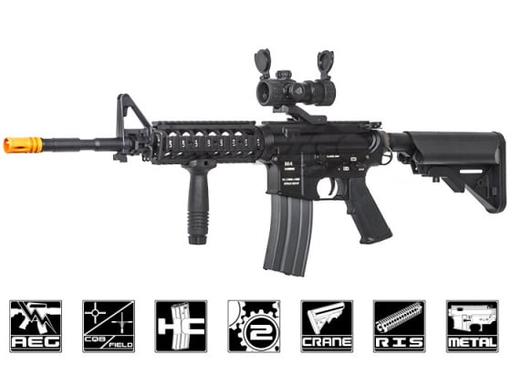 Classic Army M4A1 RIS Carbine AEG Airsoft Rifle ( Black )