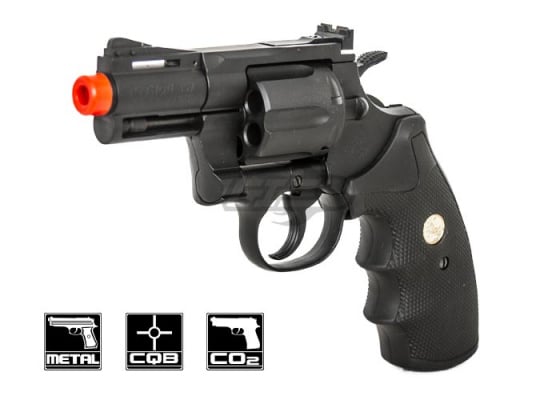 Colt Python 2.5" 357 CO2 Revolver Airsoft Gun Licensed by Cybergun