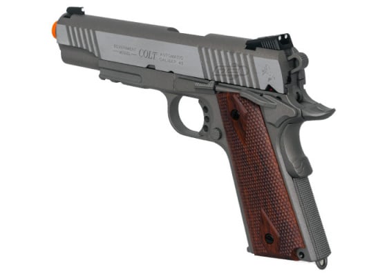 Colt 1911 Rail Gun Blowback CO2 Airsoft Pistol ( Silver )