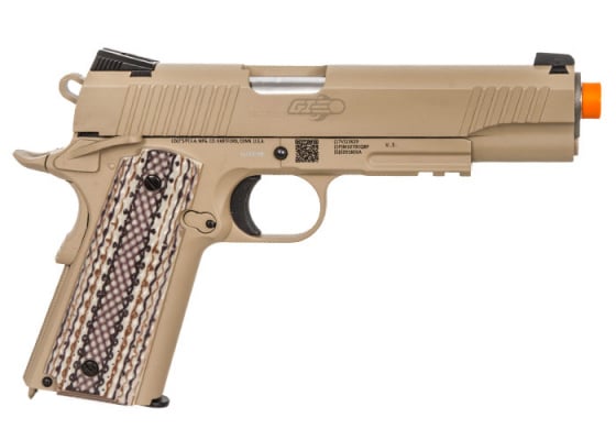 Colt M45A1 1911 Rail Gun Blowback CO2 Airsoft Pistol ( Flat Dark Earth )