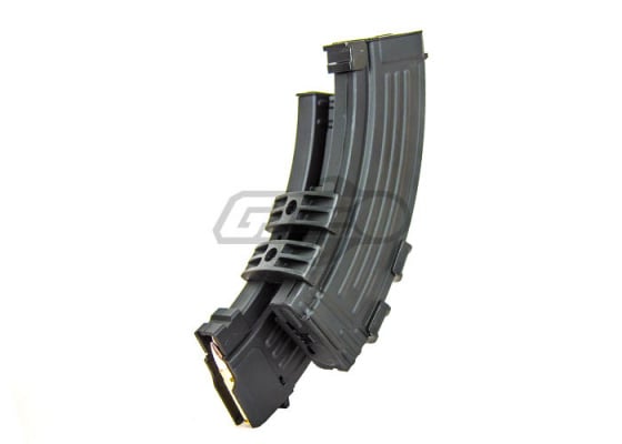 CYMA AK 1100 rd. AEG High Capacity Electric Winding Magazine w/ Pressure Switch ( Black )