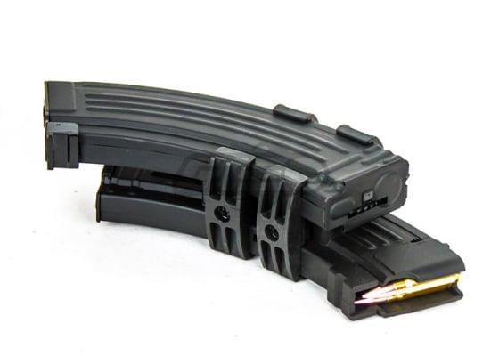 CYMA AK 1100 rd. AEG High Capacity Electric Winding Magazine w/ Pressure Switch ( Black )