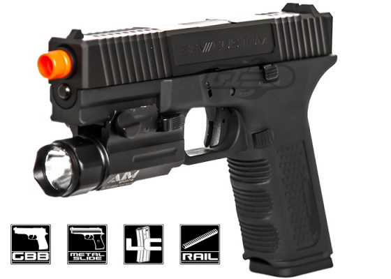 Echo 1 Timberwolf Zev Custom GBB Airsoft Pistol Limited Edition ( Black )