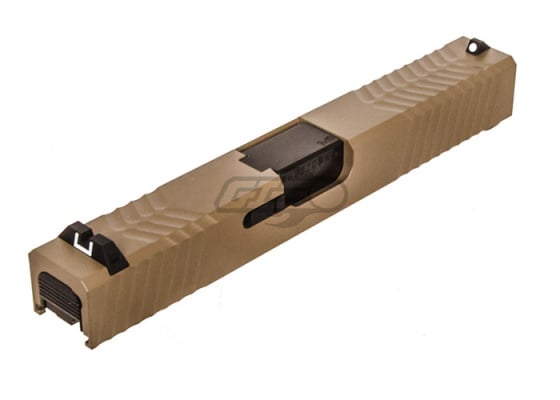 Echo 1 Full Metal Zev Custom Slide for WE17 / E1 ( Tan )