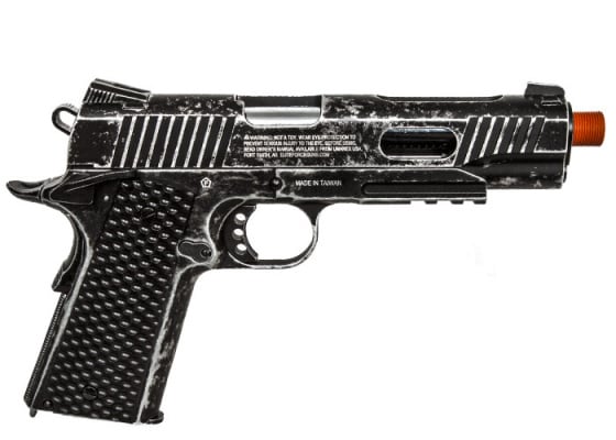 Elite Force 1911 Tactical CO2 Blowback Limited Edition Airsoft Gun w/ Pistol Case ( Weathered )