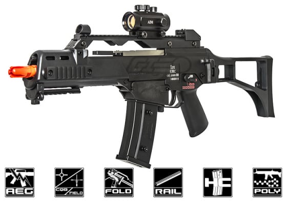 Elite Force H&K G36C EBB Carbine AEG Airsoft Rifle ( Black )