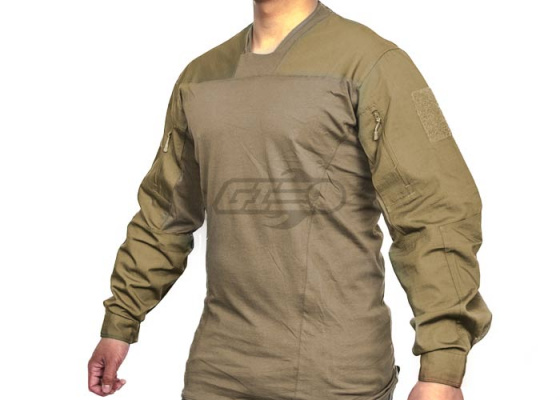 Lancer Tactical TL LEAF Combat Shirt ( Tan / XL )