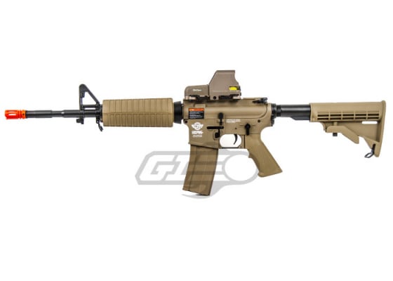G&G Combat Machine M4 Carbine Gas Blow Back Airsoft Rifle ( Tan / Version 2 )