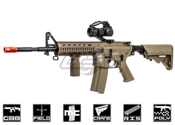 G&G Combat Machine CM16 Raider M4 GBB Airsoft Rifle ( Tan )