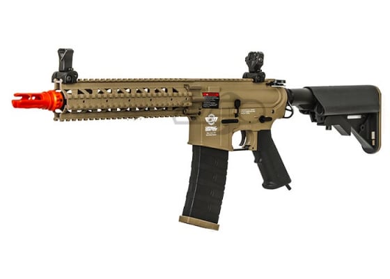 Valken V12 MK18 MOD 1 M4 Carbine HPA Airsoft Rifle By Combat Machine ( Tan / Black )