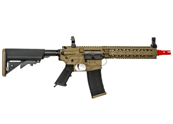 Valken V12 MK18 MOD 1 M4 Carbine HPA Airsoft Rifle By Combat Machine ( Tan / Black )