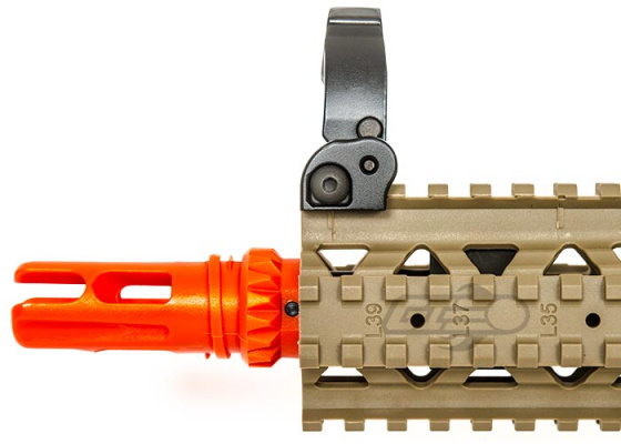 Valken V12 MK18 MOD 1 M4 Carbine HPA Airsoft Rifle By Combat Machine ( Tan / Black )