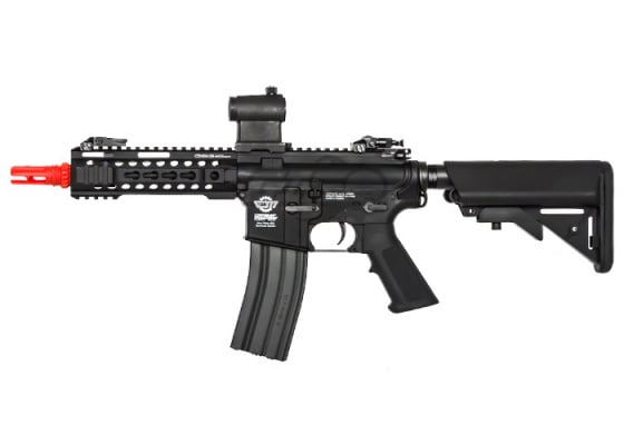 G&G Combat Machine CM16 300BOT M4 Carbine AEG Airsoft Rifle Battery & Charger Package ( Black )