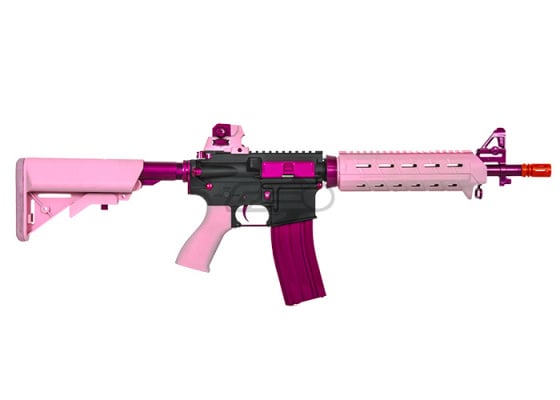 G&G Combat Machine CM16 MOD0 UPI Limited Edition M4 Carbine AEG Airsoft Rifle ( Pink )