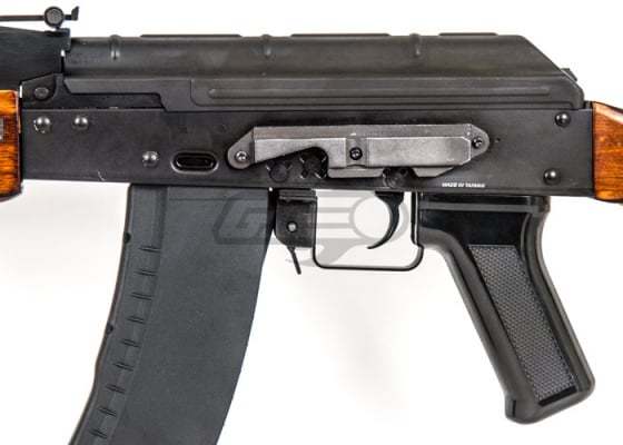 G&G GK74N AK Carbine AEG Airsoft Rifle ( Black / Wood )