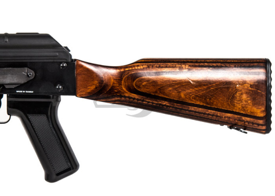 G&G GKM AK Carbine AEG Airsoft Rifle ( Black / Wood )