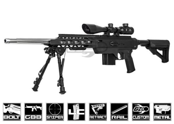 Airsoft GI Custom AAC-21 Range Master GBBR Airsoft Rifle