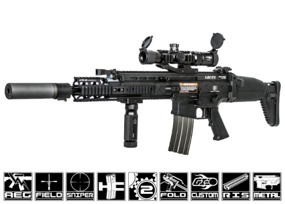 Airsoft GI Custom Dark Knight MK16 SCAR DMR AEG Airsoft Rifle