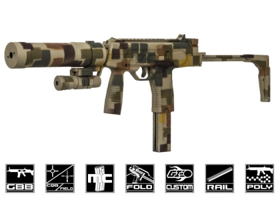 Airsoft GI Custom MP9 Siege GBB Airsoft SMG