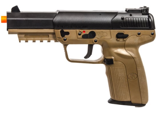 FN Herstal Five-Seven CO2 Blowback Airsoft Pistol ( Dark Earth / Black )