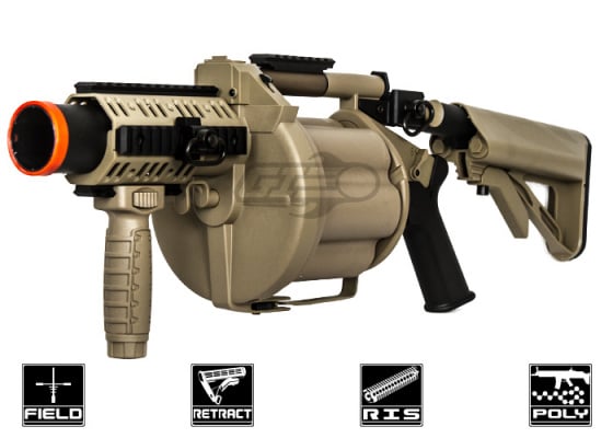 ICS MGL Full Size Revolving Grenade Launcher ( Tan )