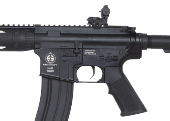 ICS M4A1 Tubular R.A.S. Short AEG Airsoft Rifle ( Black )