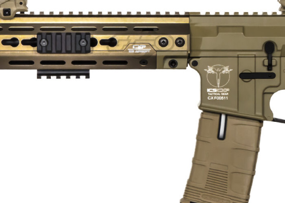 ICS CXP-HOG KeyMod M4 Pro Carbine AEG Airsoft Rifle ( Tan )