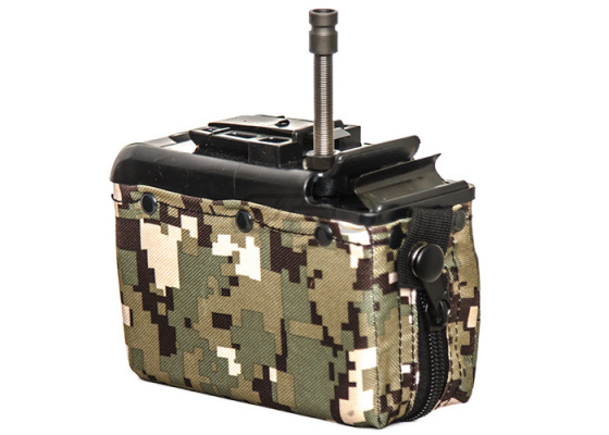 Knight's Armament LMG Classic Edition 1200 rd. AEG High Capacity Box Magazine ( Digital Woodland )