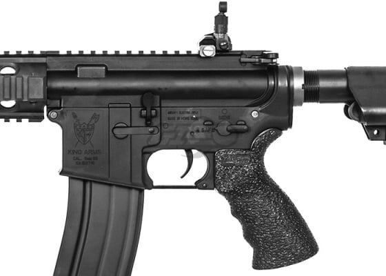 King Arms Ultra Grade M4 Tanker Carbine AEG Airsoft Rifle ( Black )