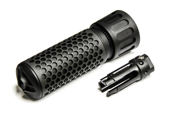 Knight's Armament QDC/CQB Quick Detach Barrel Extension w/ Flash Hider (Black/CCW)