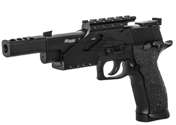 KJW Sig Sauer P226 X-Five Open .177/4.5mm CO2 Blowback Pistol Airgun ( Black )