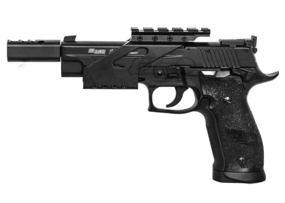 KJW Sig Sauer P226 X-Five Open .177/4.5mm CO2 Blowback Pistol Airgun ( Black )