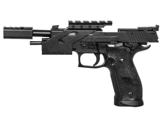 KJW Sig Sauer P226 X-Five Open .177/4.5mm CO2 Blowback Pistol Airgun ( Black )