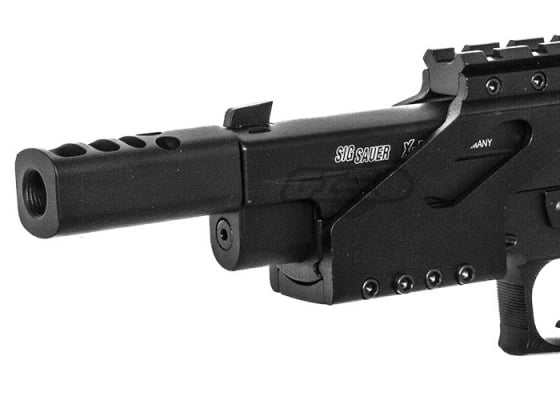 KJW Sig Sauer P226 X-Five Open .177/4.5mm CO2 Blowback Pistol Airgun ( Black )