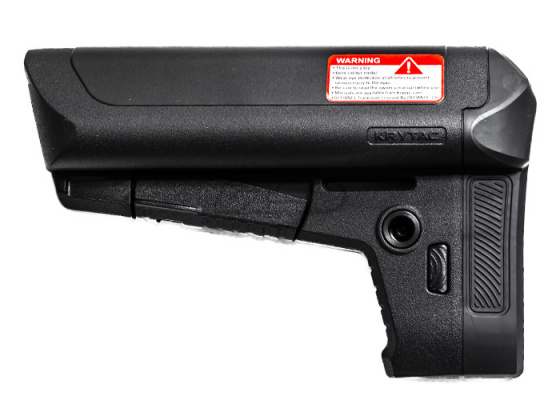 Krytac Polymer Adjustable Battery Stock for AEG Battery Storage Trident M4